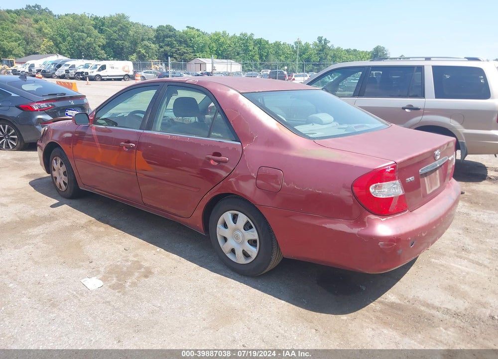 2002 TOYOTA CAMRY LE VIN: 4T1BE30K12U555639
