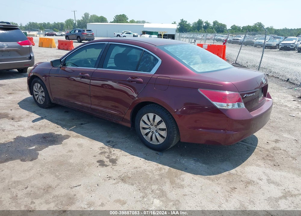 2009 HONDA ACCORD 2.4 LX VIN: 1HGCP26309A107368