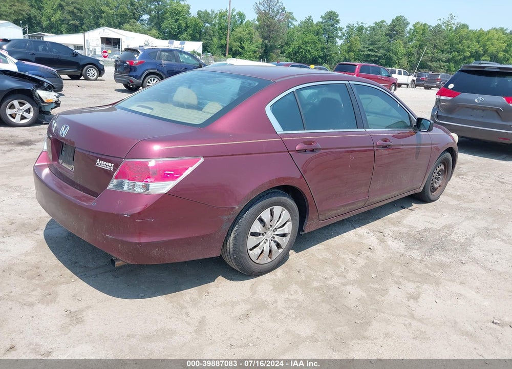 2009 HONDA ACCORD 2.4 LX VIN: 1HGCP26309A107368