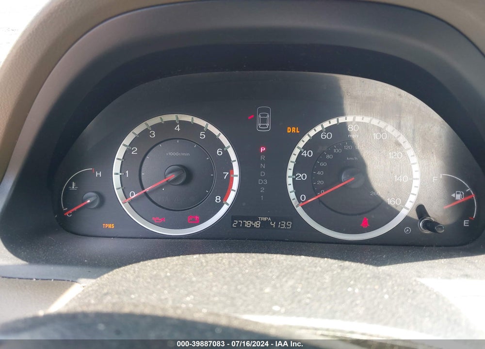 2009 HONDA ACCORD 2.4 LX VIN: 1HGCP26309A107368