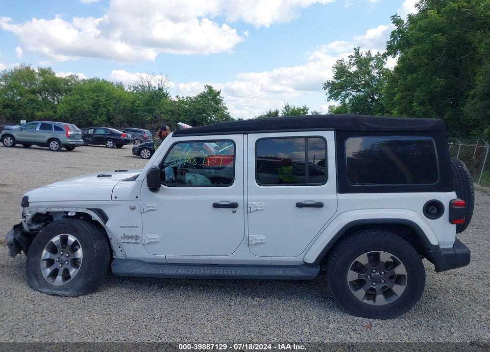 2018 JEEP WRANGLER UNLIMITED SAHARA 4X4 VIN: 1C4HJXEG7JW166948