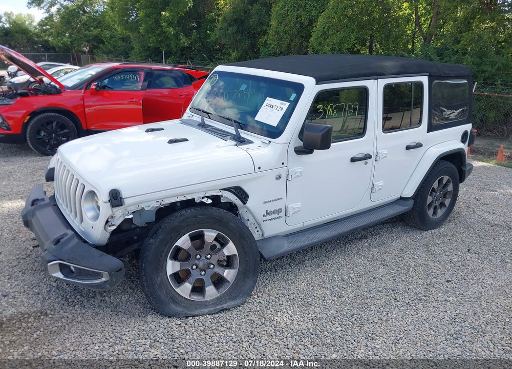 2018 JEEP WRANGLER UNLIMITED SAHARA 4X4 VIN: 1C4HJXEG7JW166948