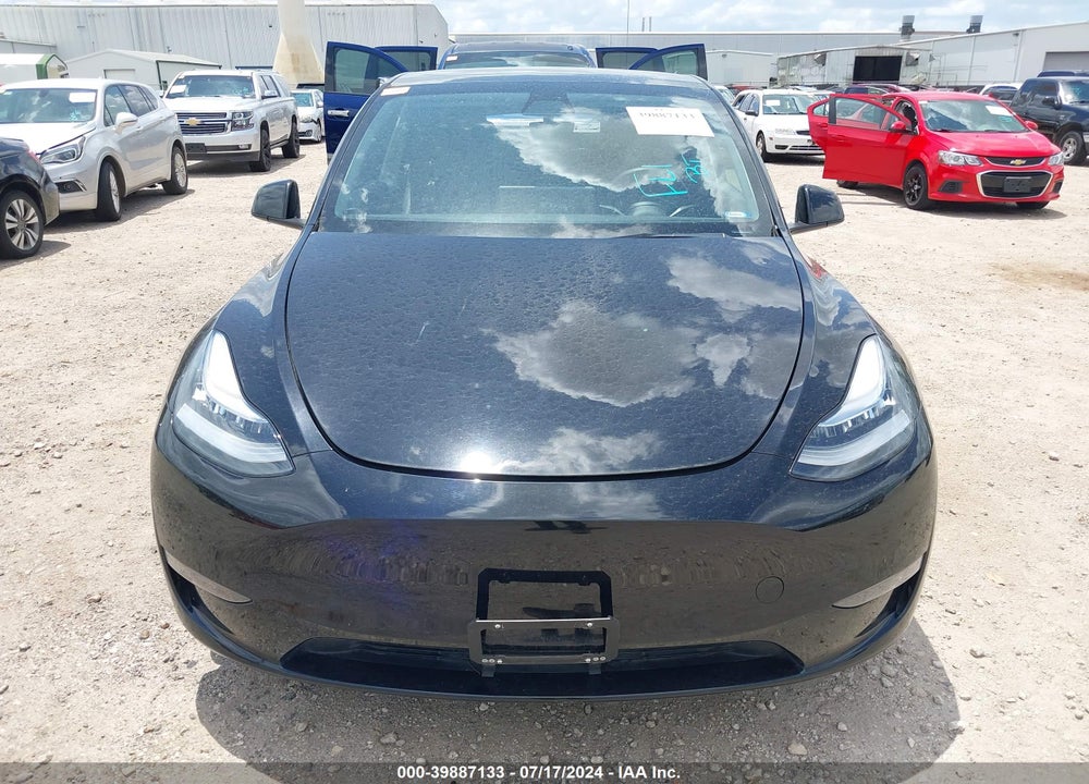 2021 TESLA MODEL Y LONG RANGE DUAL MOTOR ALL-WHEEL DRIVE VIN: 5YJYGDEE9MF149735