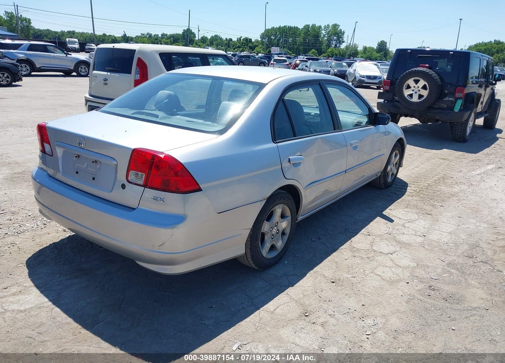 2004 HONDA CIVIC EX VIN: 2HGES26764H632780