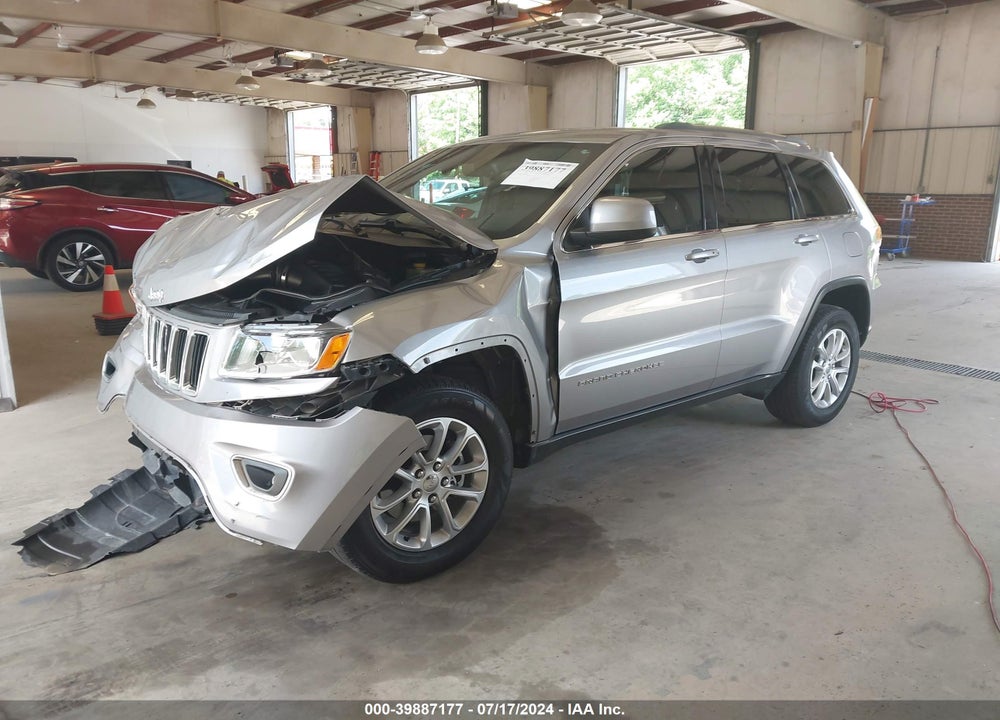 2014 JEEP GRAND CHEROKEE LAREDO VIN: 1C4RJEAG0EC580661