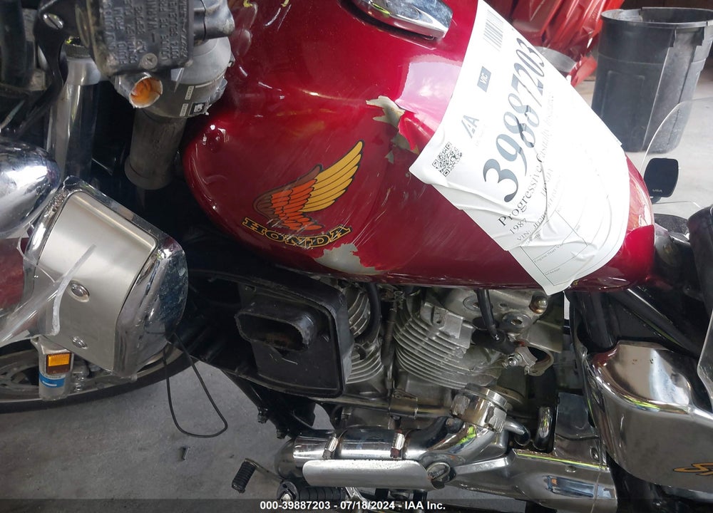 1987 HONDA VT700 VIN: JH2RC1911HM300416