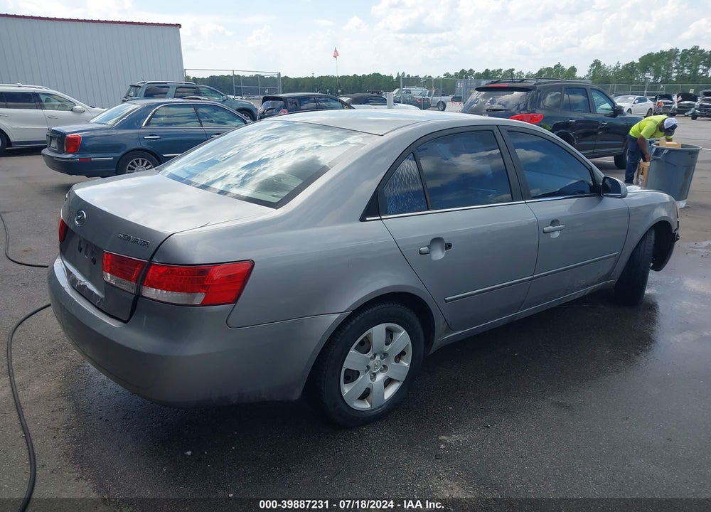 2007 HYUNDAI SONATA GLS VIN: 5NPET46CX7H234066