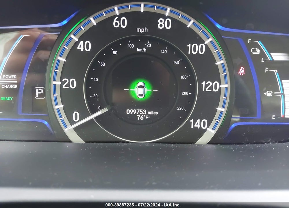 2017 HONDA ACCORD HYBRID VIN: JHMCR6F36HC001301