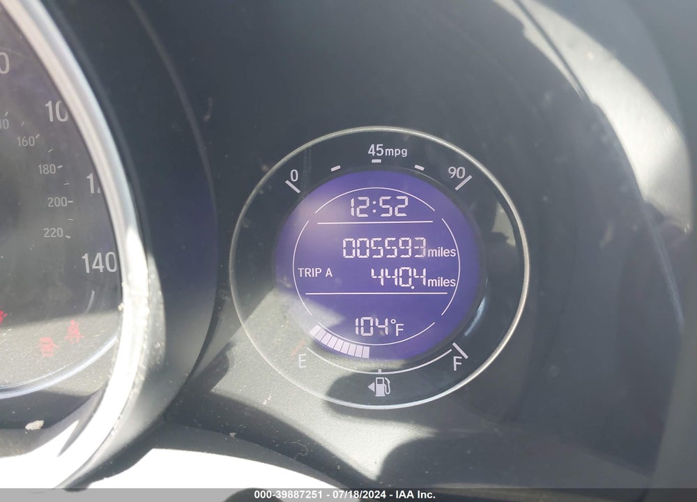 2020 HONDA FIT LX VIN: 3HGGK5H4XLM726142