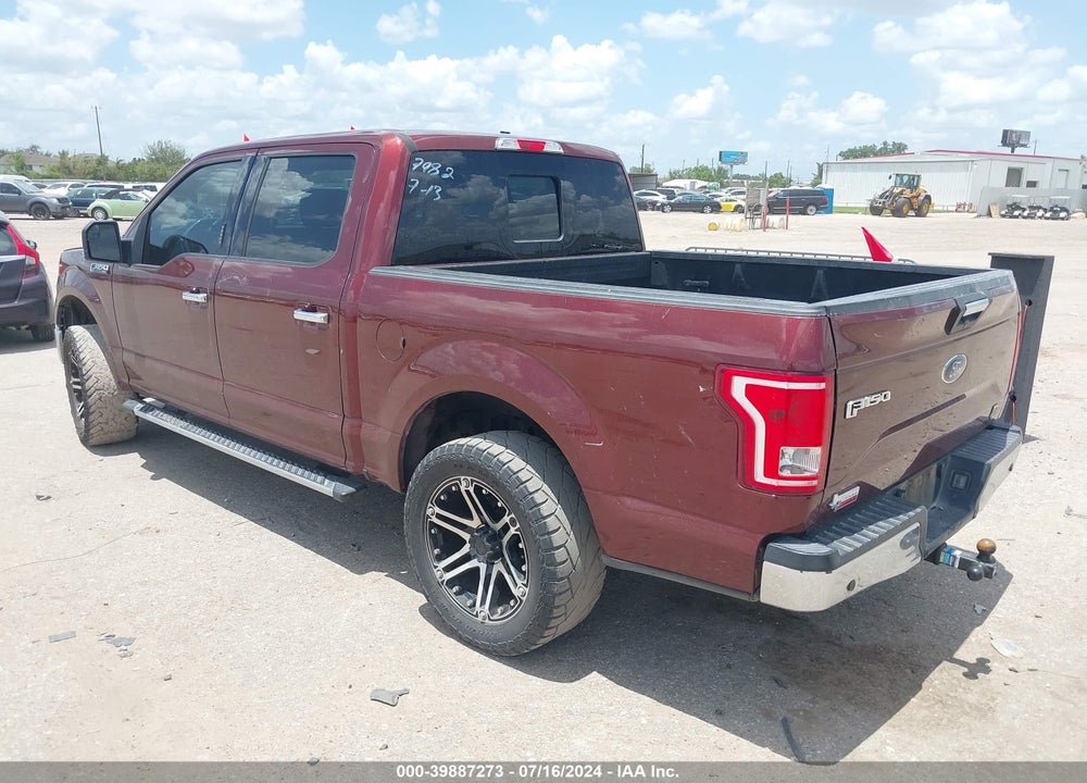 2016 FORD F-150 XLT VIN: 1FTEW1CG7GKF66769