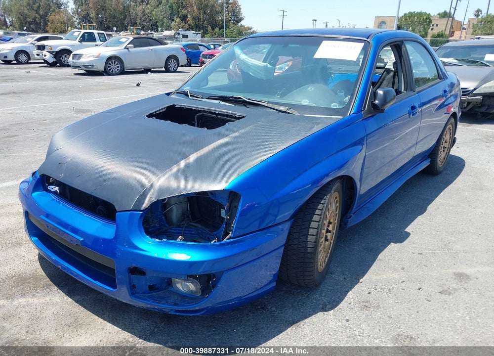 2005 SUBARU IMPREZA WRX VIN: JF1GD296X5G515971