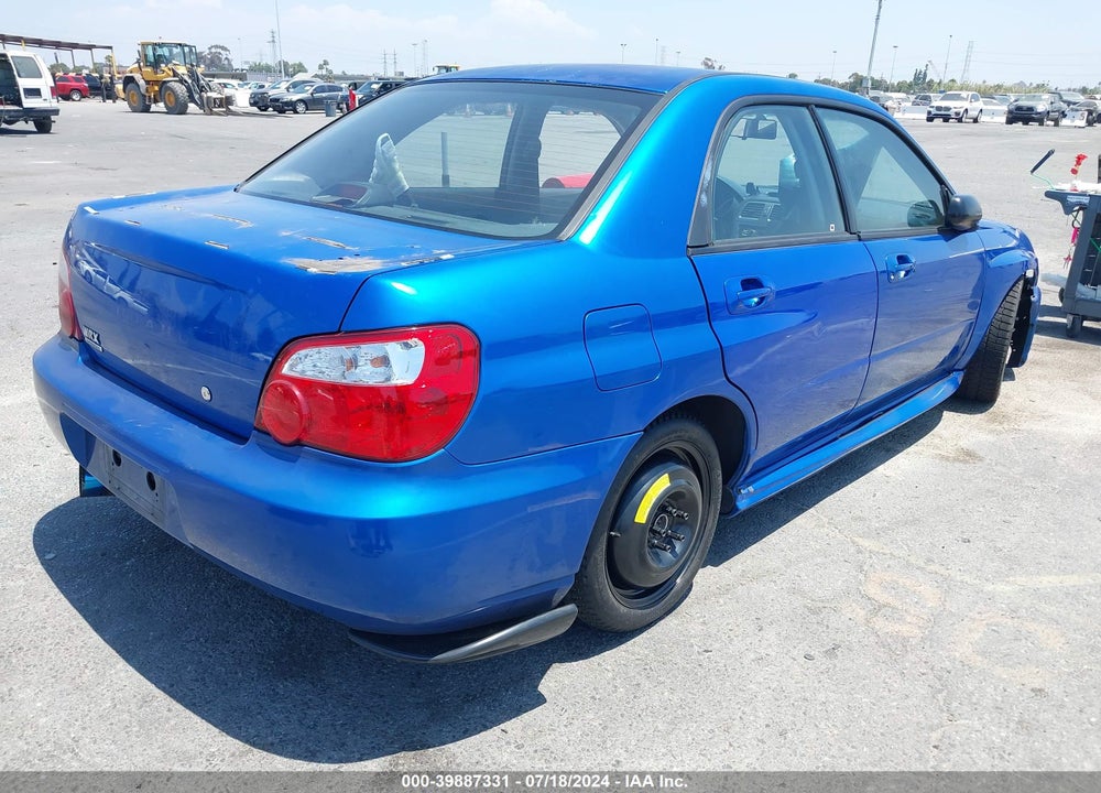 2005 SUBARU IMPREZA WRX VIN: JF1GD296X5G515971