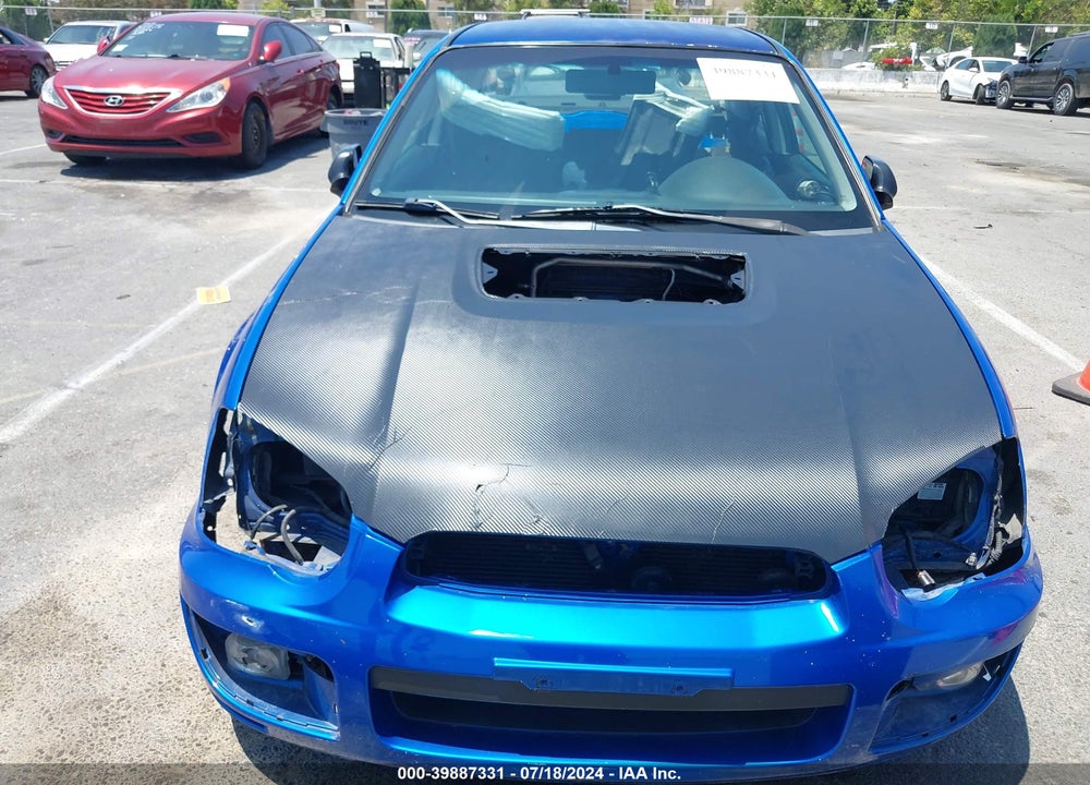 2005 SUBARU IMPREZA WRX VIN: JF1GD296X5G515971