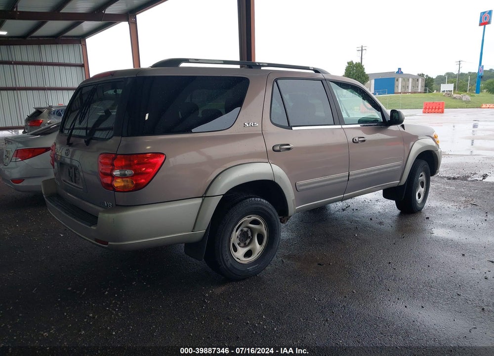 2002 TOYOTA SEQUOIA SR5 V8 VIN: 5TDZT34A72S080075