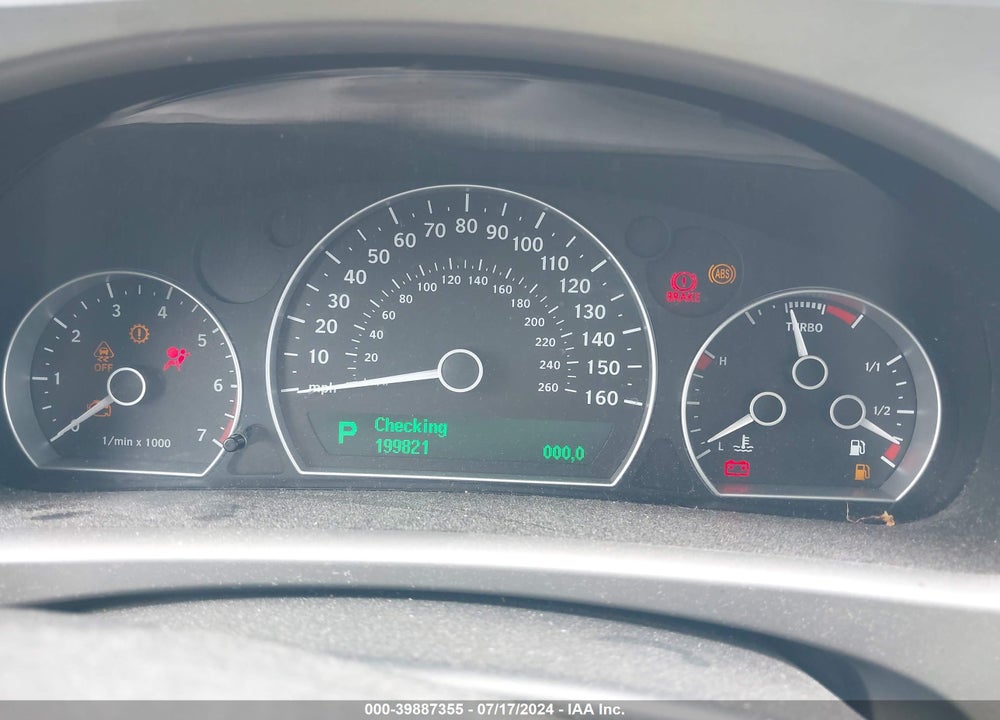 2007 SAAB 9-5 2.3T W/AERO PACKAGE VIN: YS3EH49GX73515353