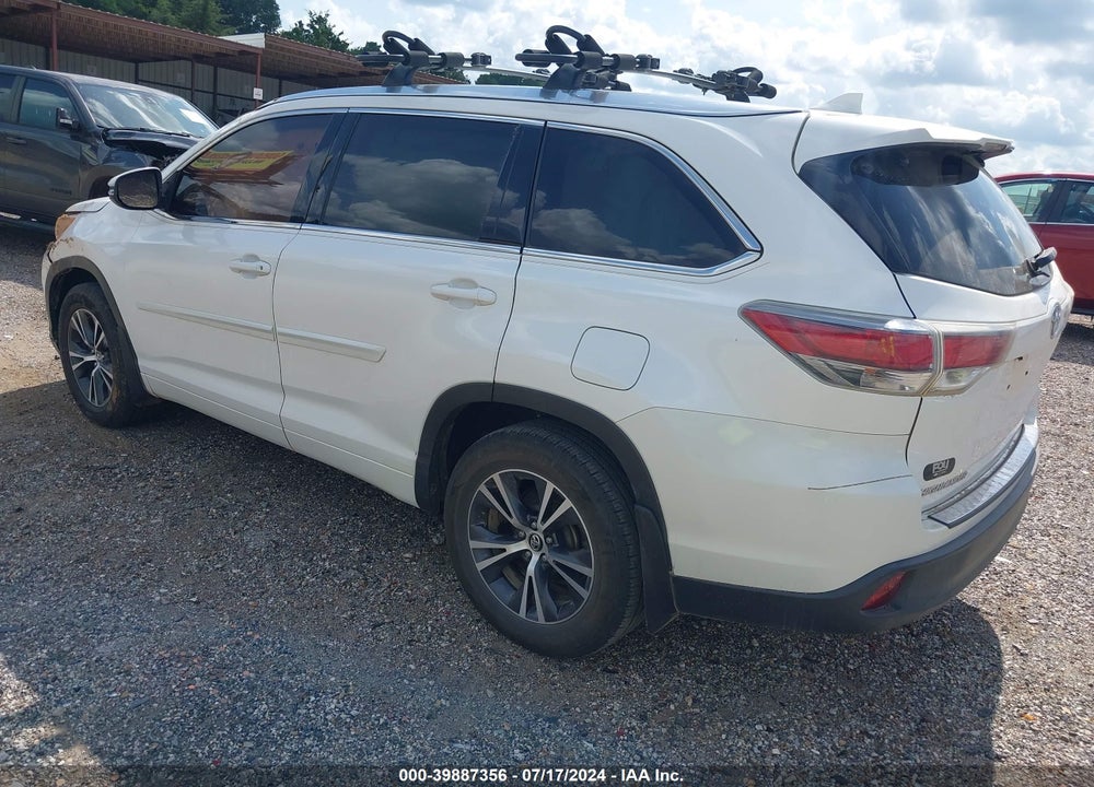2016 TOYOTA HIGHLANDER VIN: 5TDKKRFH4GS159986