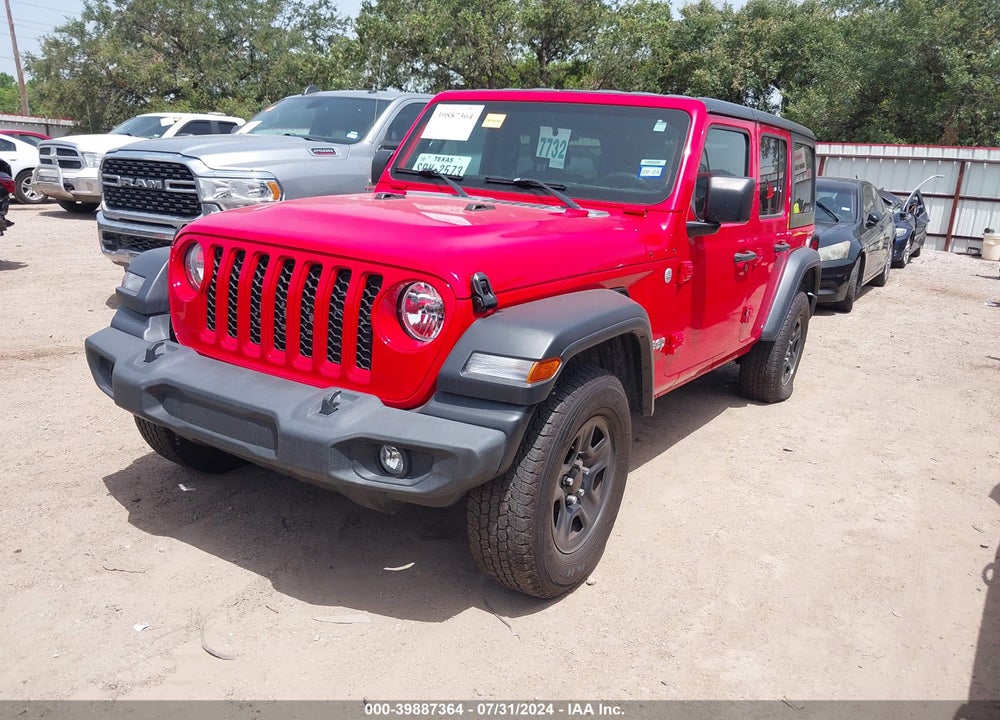 2018 JEEP WRANGLER UNLIMITED SPORT 4X4 VIN: 1C4HJXDN7JW298981