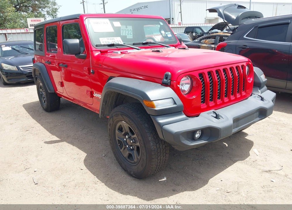 2018 JEEP WRANGLER UNLIMITED SPORT 4X4 VIN: 1C4HJXDN7JW298981
