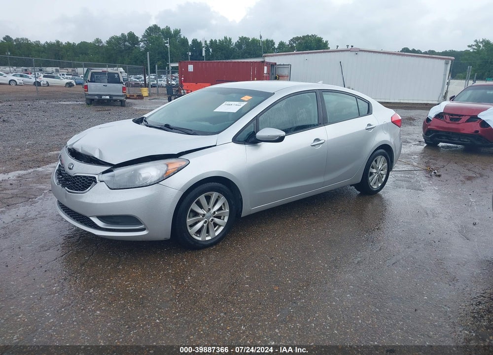 2014 KIA FORTE LX VIN: KNAFX4A64E5243396
