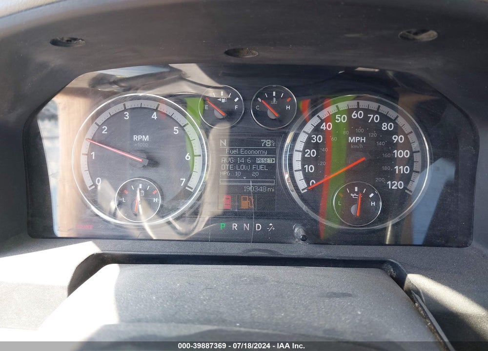 2011 RAM 1500 SLT VIN: 1D7RV1GP5BS548185