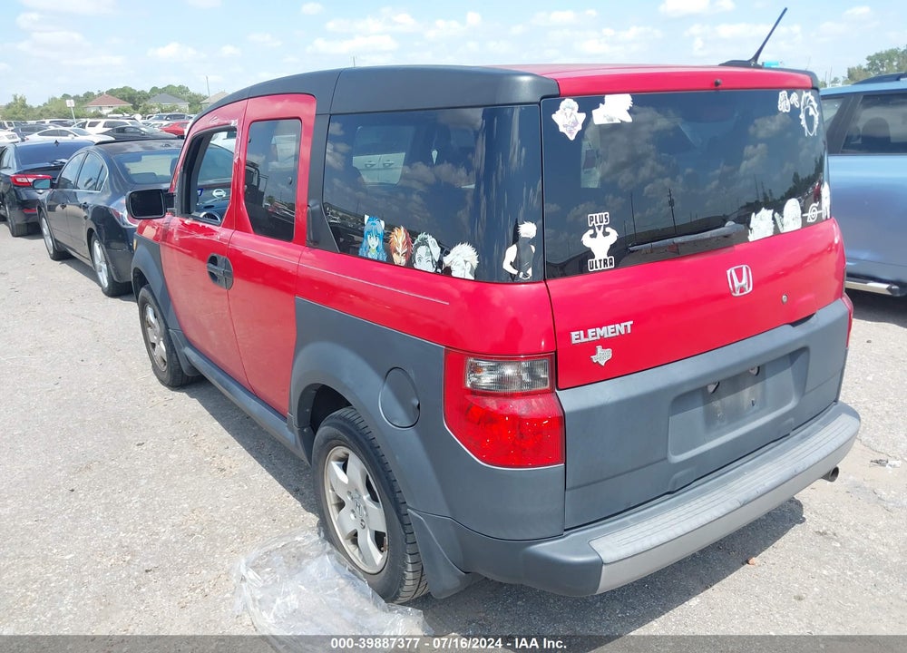 2005 HONDA ELEMENT EX VIN: 5J6YH18605L009209