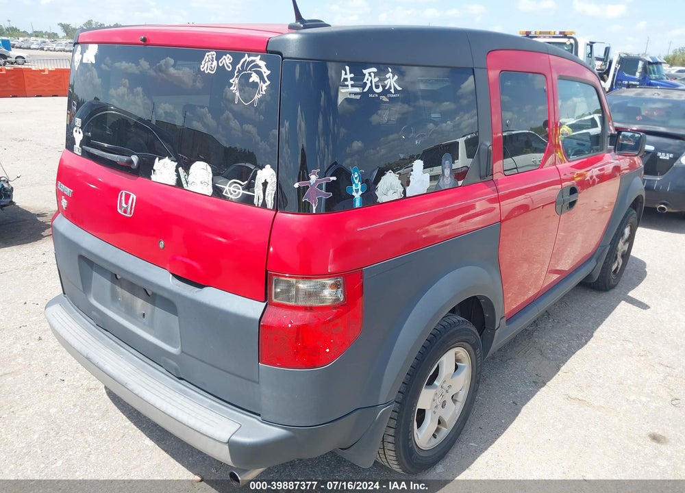 2005 HONDA ELEMENT EX VIN: 5J6YH18605L009209