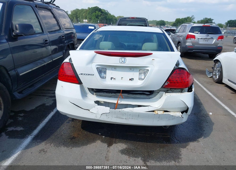 2007 HONDA ACCORD 2.4 LX VIN: 1HGCM56487A054600