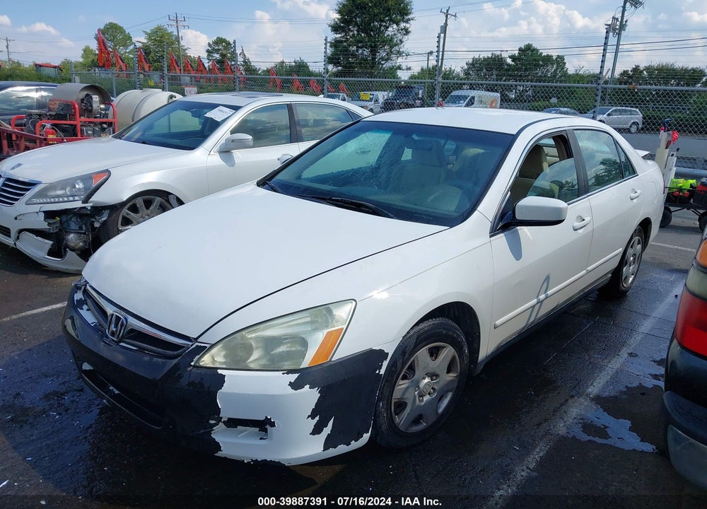 2007 HONDA ACCORD 2.4 LX VIN: 1HGCM56487A054600