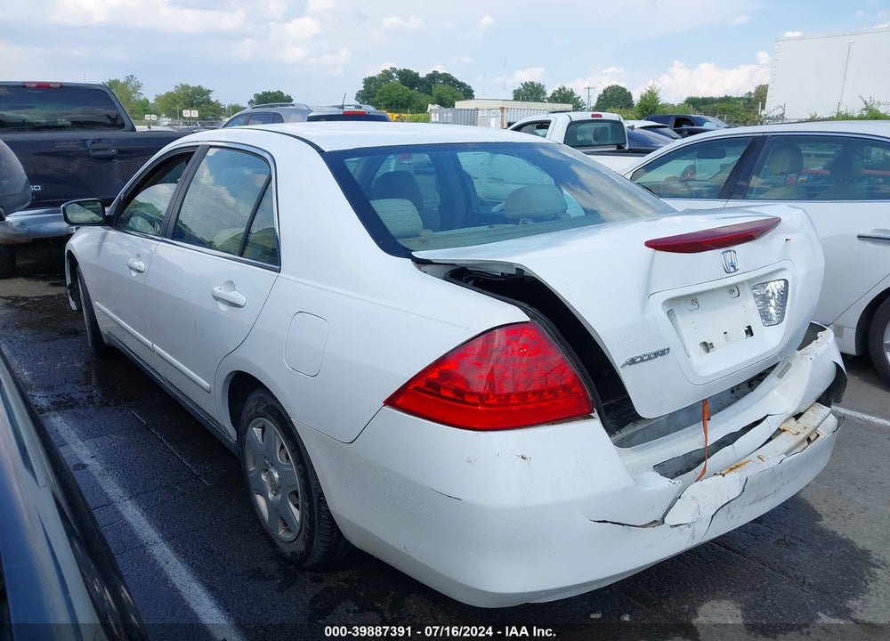 2007 HONDA ACCORD 2.4 LX VIN: 1HGCM56487A054600