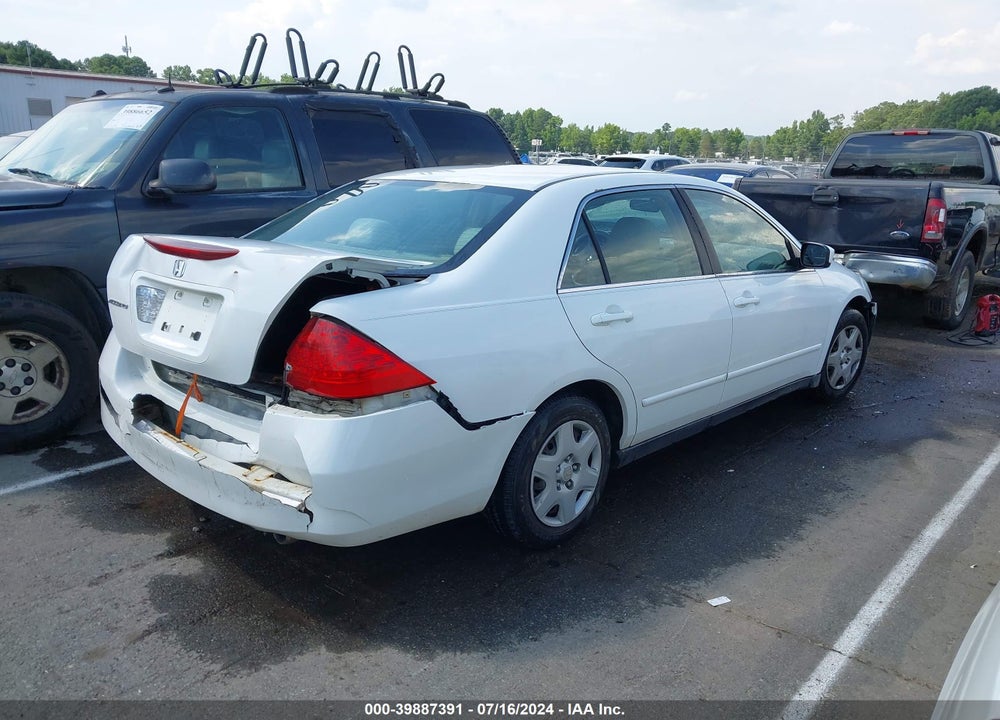 2007 HONDA ACCORD 2.4 LX VIN: 1HGCM56487A054600