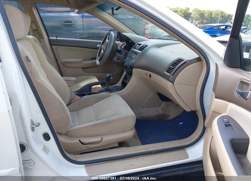2007 HONDA ACCORD 2.4 LX VIN: 1HGCM56487A054600