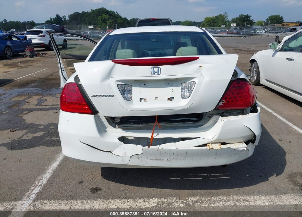 2007 HONDA ACCORD 2.4 LX VIN: 1HGCM56487A054600