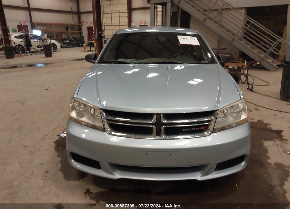 2013 DODGE AVENGER SE V6 VIN: 1C3CDZAG4DN747888