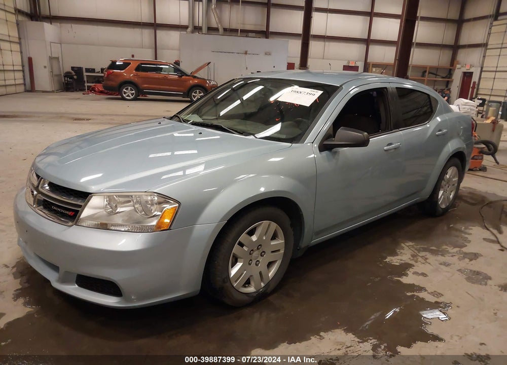2013 DODGE AVENGER SE V6 VIN: 1C3CDZAG4DN747888