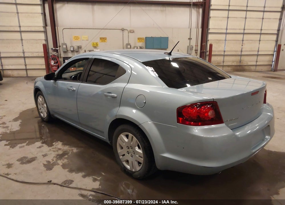 2013 DODGE AVENGER SE V6 VIN: 1C3CDZAG4DN747888