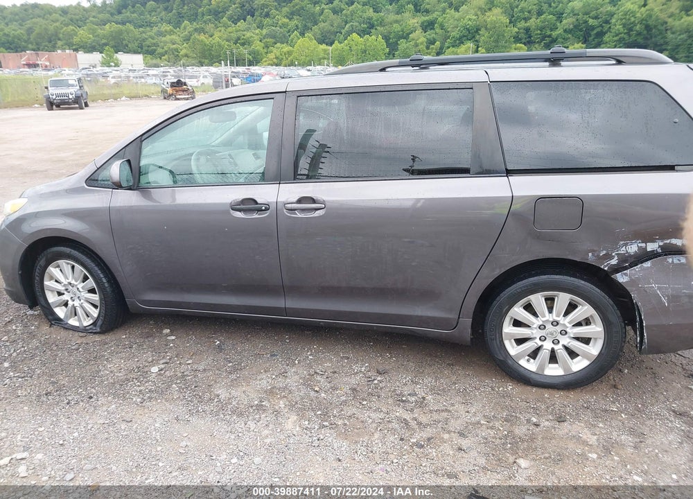 2012 TOYOTA SIENNA LE 7 PASSENGER VIN: 5TDJK3DC2CS039176