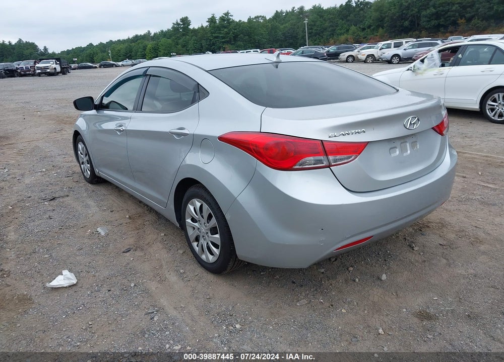 2012 HYUNDAI ELANTRA GLS PZEV VIN: 5NPDH4AE5CH091561