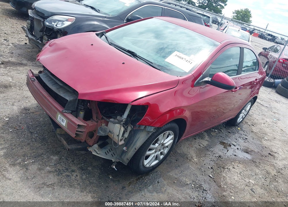 2014 CHEVROLET SONIC LT AUTO VIN: 1G1JC5SH7E4168738