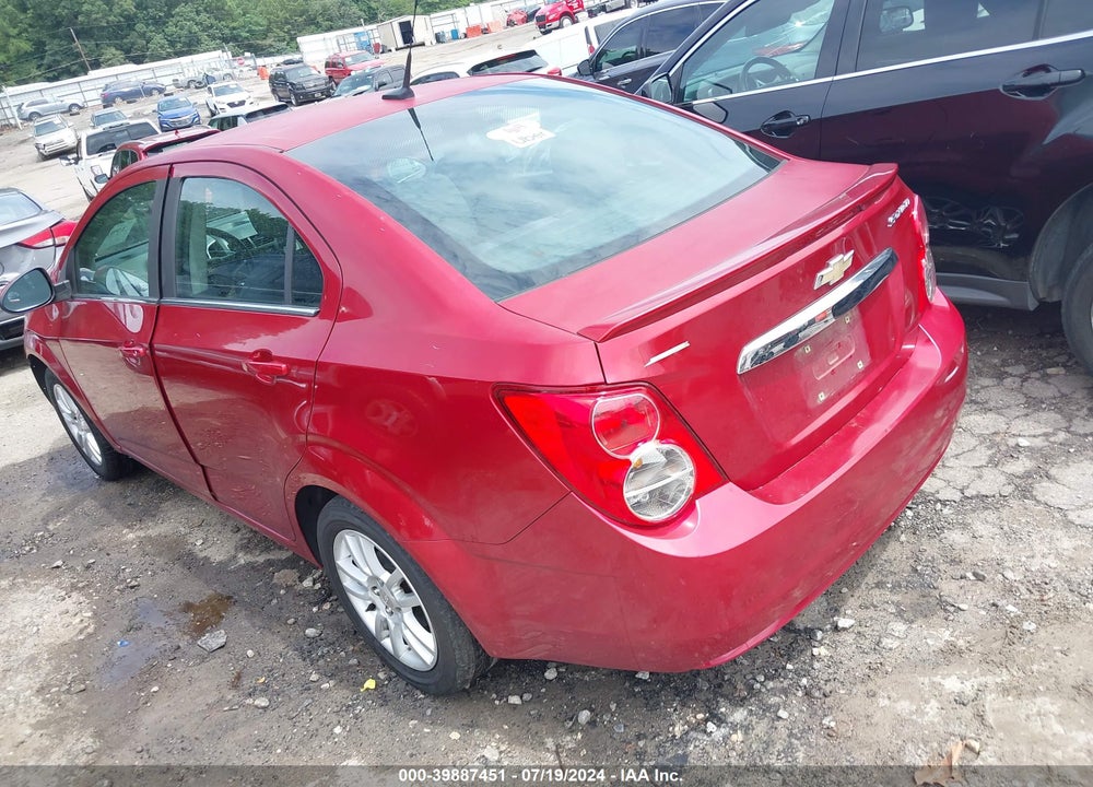 2014 CHEVROLET SONIC LT AUTO VIN: 1G1JC5SH7E4168738
