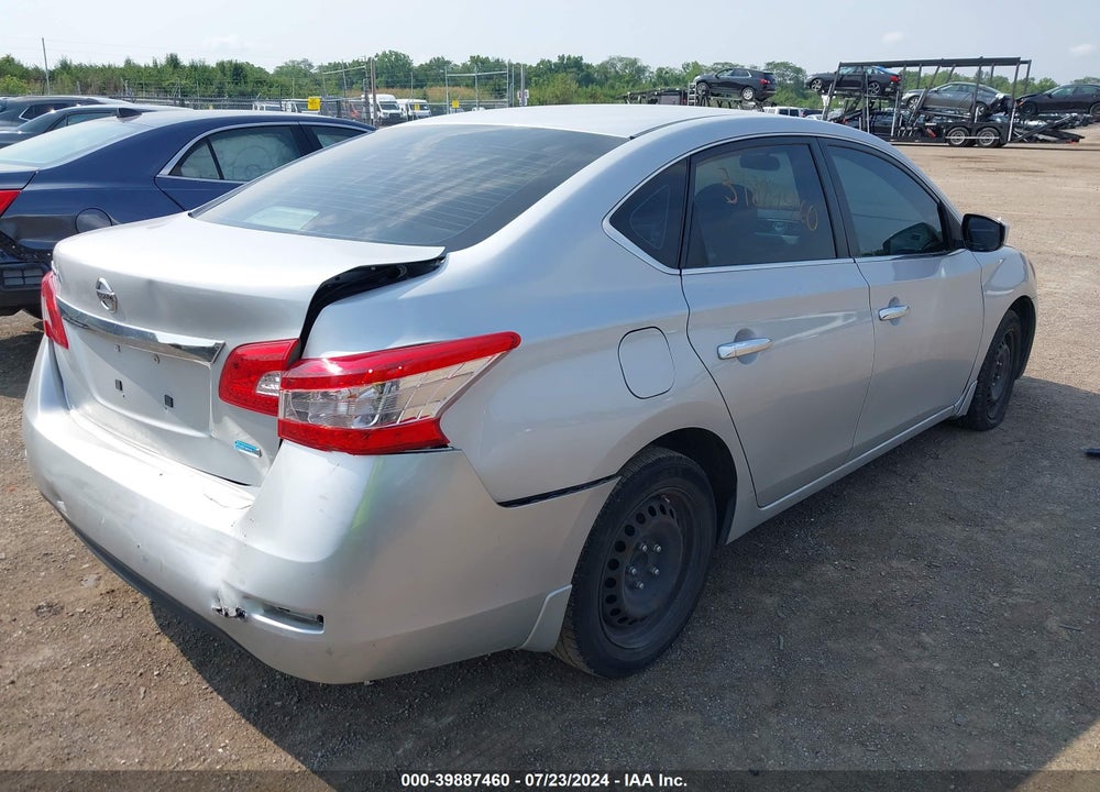 2013 NISSAN SENTRA S VIN: 3N1AB7AP4DL725230