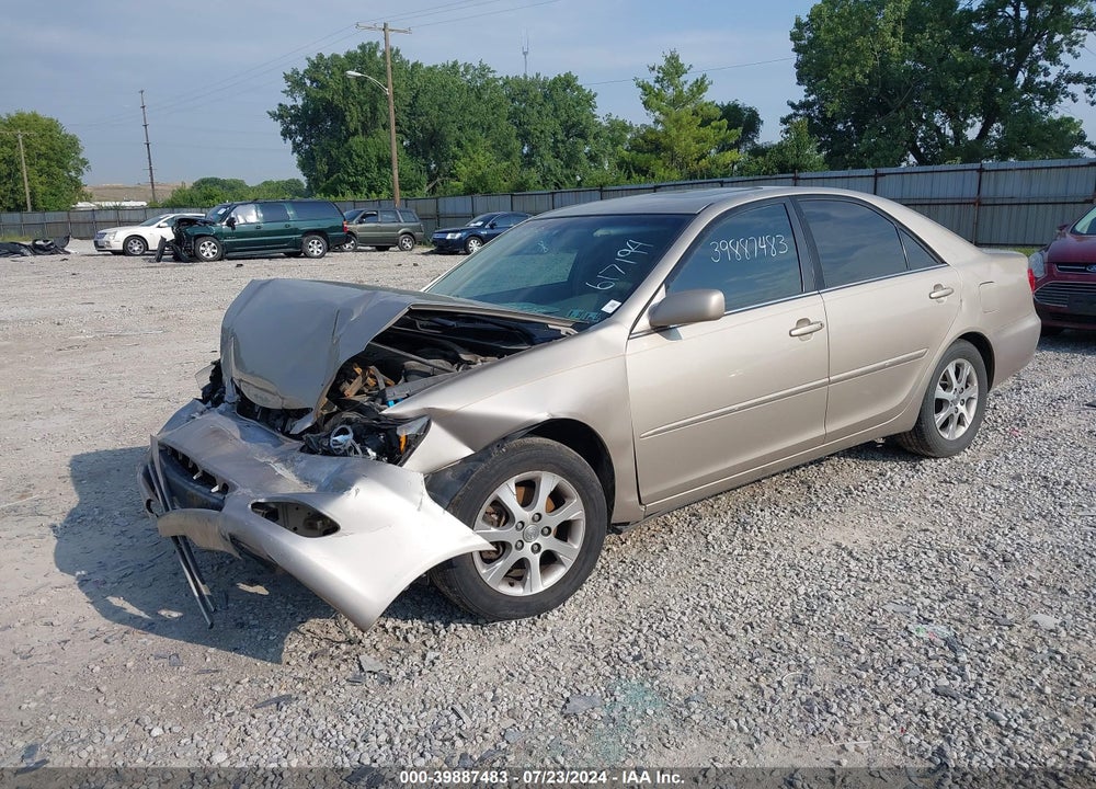 2005 TOYOTA CAMRY XLE V6 VIN: 4T1BF30K25U617194