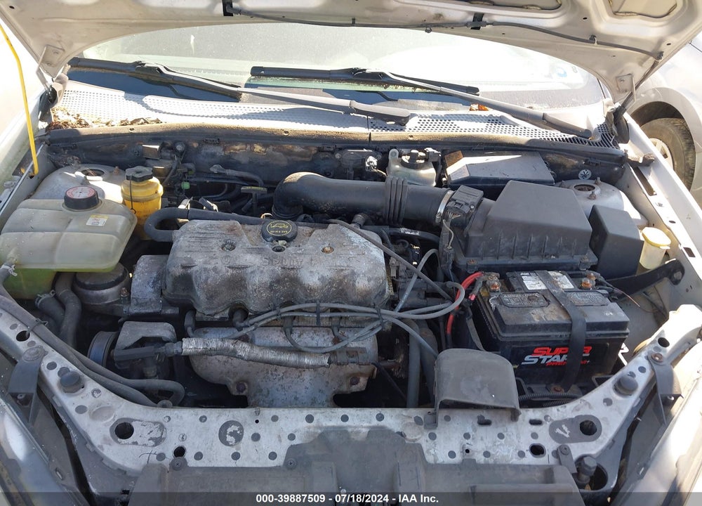 2002 FORD FOCUS LX VIN: 1FAFP33P82W263312