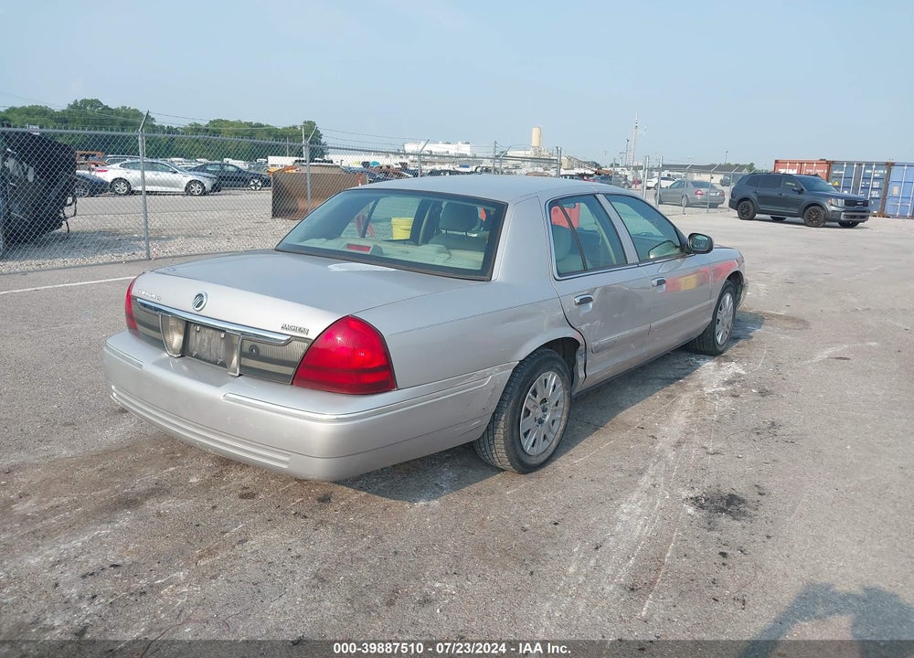 2007 MERCURY GRAND MARQUIS GS VIN: 2MEFM74V57X629096