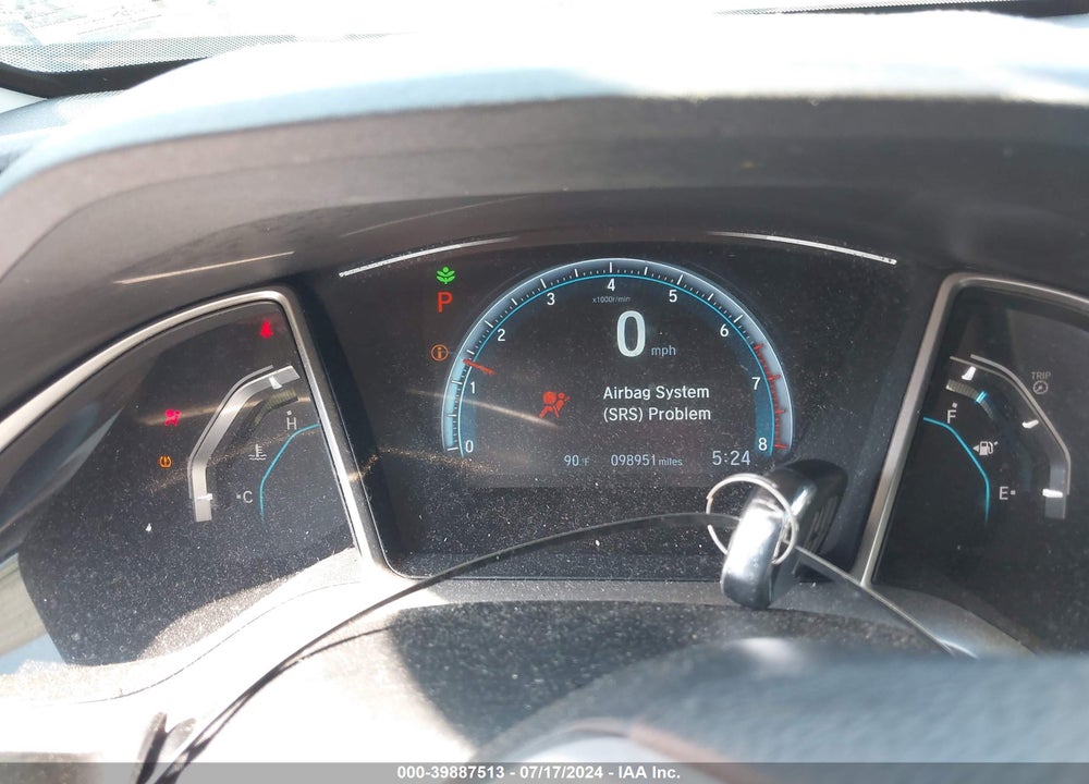 2016 HONDA CIVIC EX-T VIN: 19XFC1F34GE022769