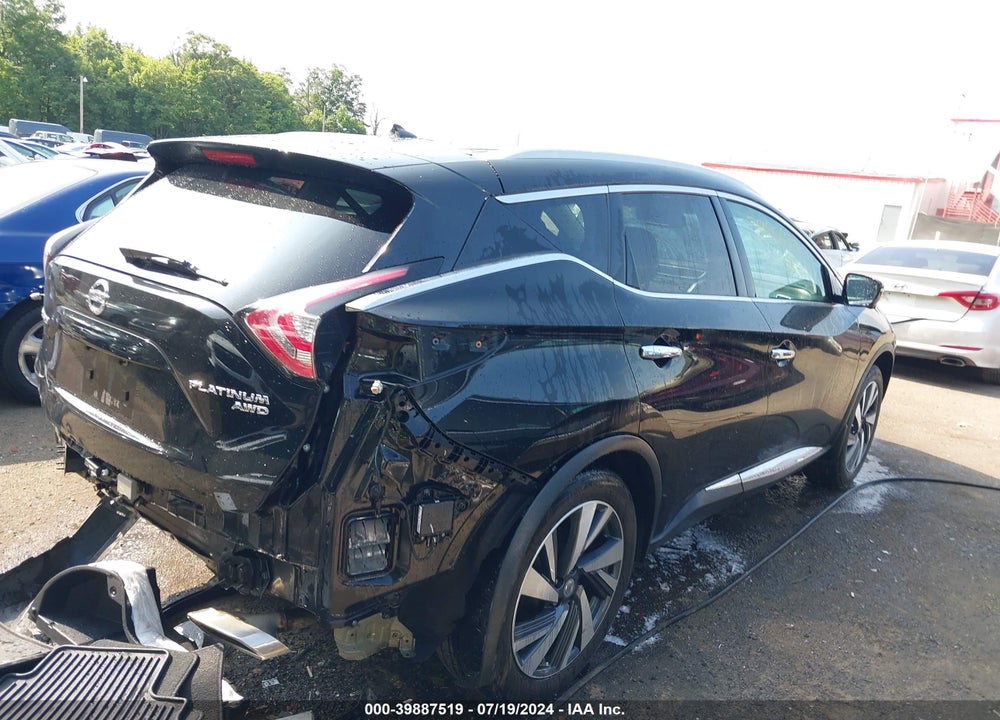 2015 NISSAN MURANO PLATINUM VIN: 5N1AZ2MH0FN246043