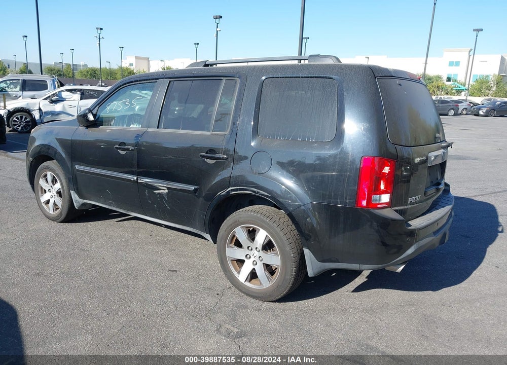 2012 HONDA PILOT TOURING VIN: 5FNYF3H96CB007580