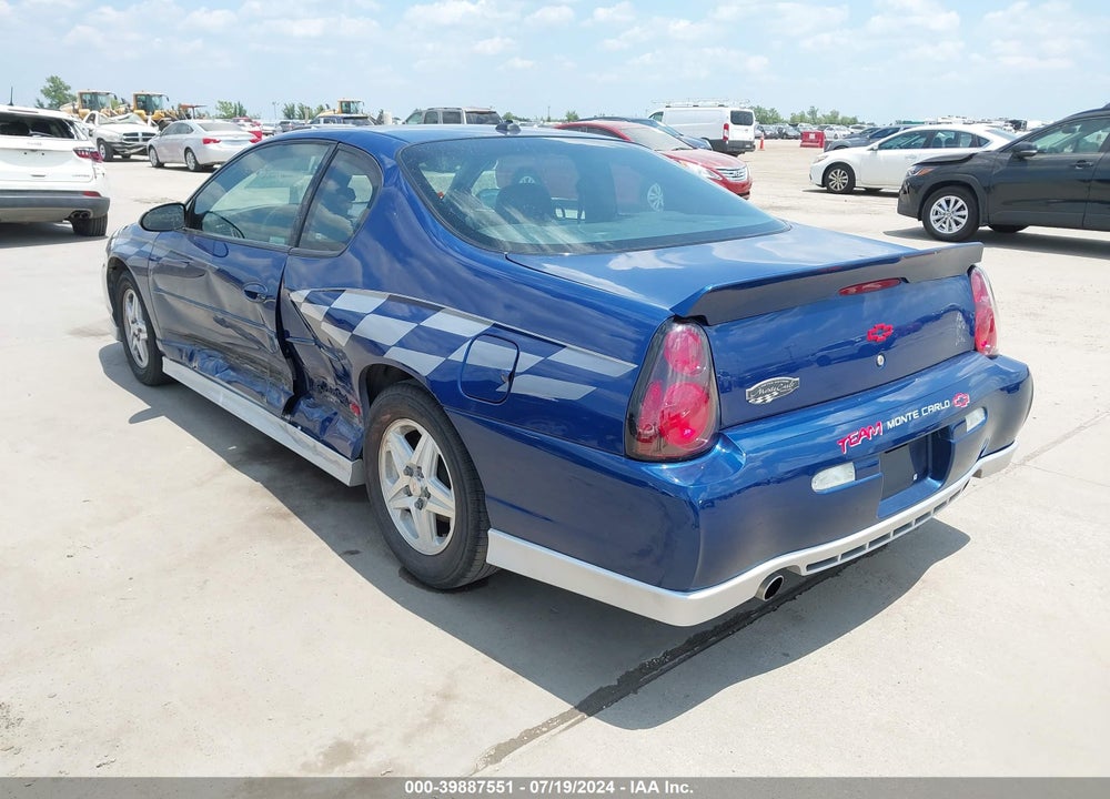 2003 CHEVROLET MONTE CARLO SS VIN: 2G1WX12KX39259303