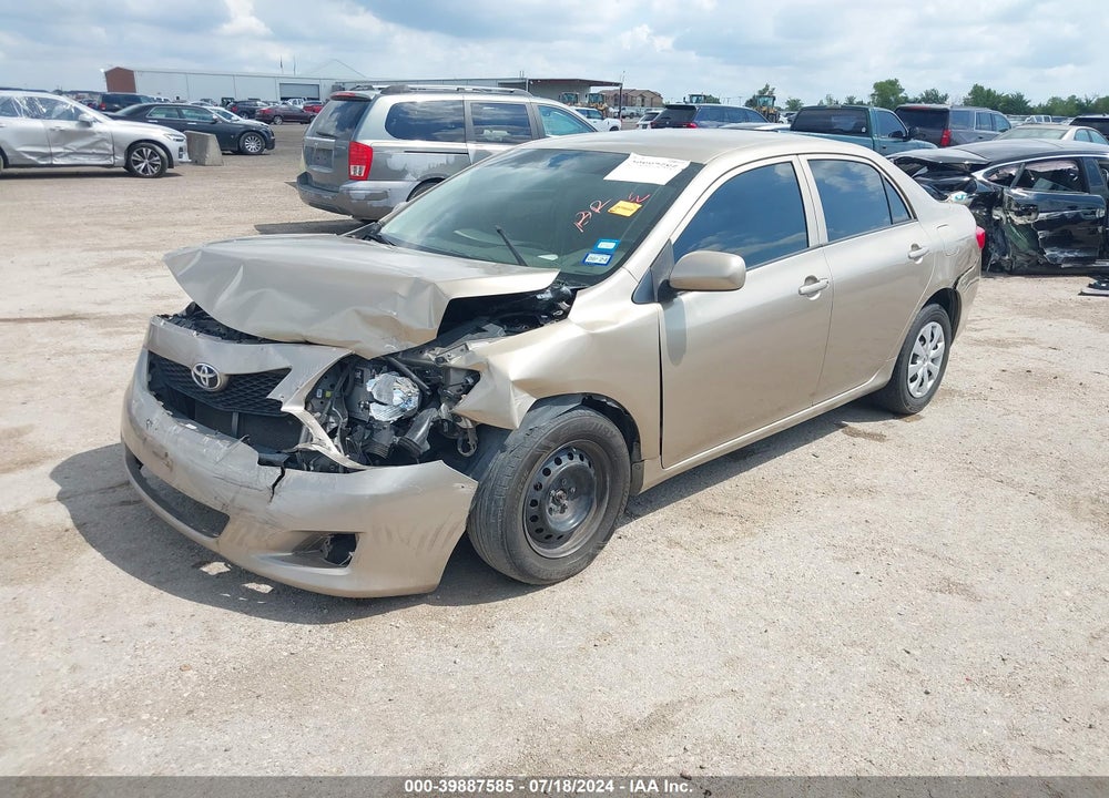 2010 TOYOTA COROLLA LE VIN: 1NXBU4EE5AZ244760