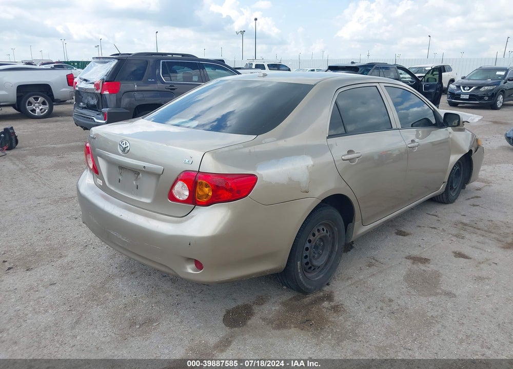 2010 TOYOTA COROLLA LE VIN: 1NXBU4EE5AZ244760