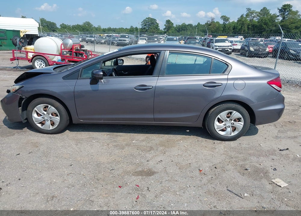 2015 HONDA CIVIC LX VIN: 19XFB2F53FE027356